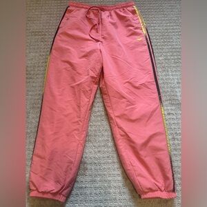 Adidas Originals Pink Track Pants Joggers Side Stripe XL